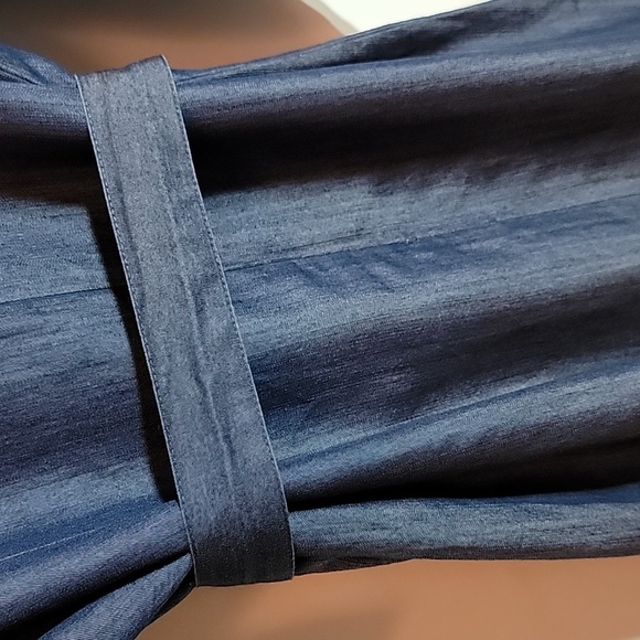 NY & COMPANY EVA MENDEZ | Tie Waist Denim Look Dress - Picture 6 of 7